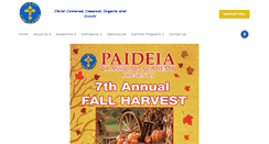 Desktop Screenshot of paideiaclassical.org